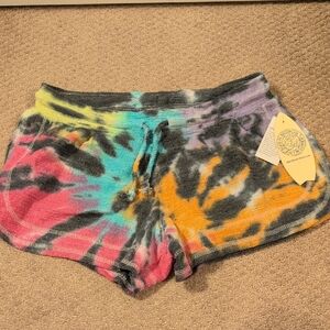 Colorful Pop Surf Brooklyn Tie-Dye Women's Shorts NWT